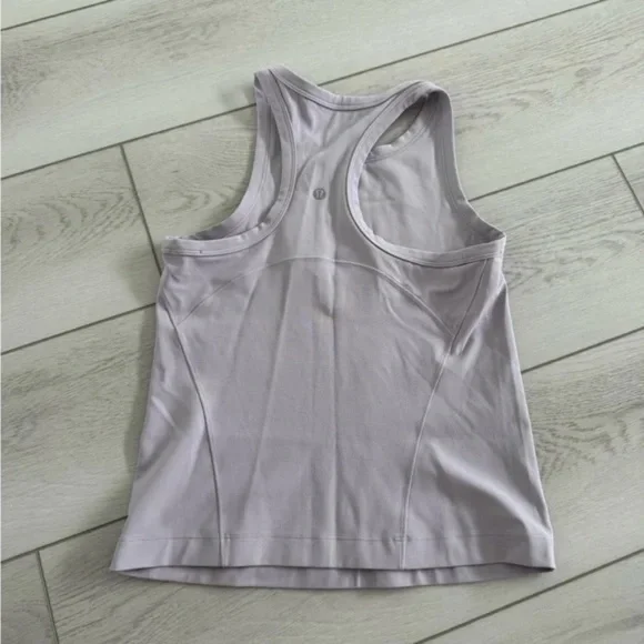 Lululemon Align Waist Length Racerback Tank Top Faint Lavender SIZE 6 - Picture 5 of 7